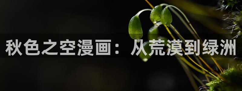 漫画51漫画漫画：秋色之空漫画：从荒漠到绿洲