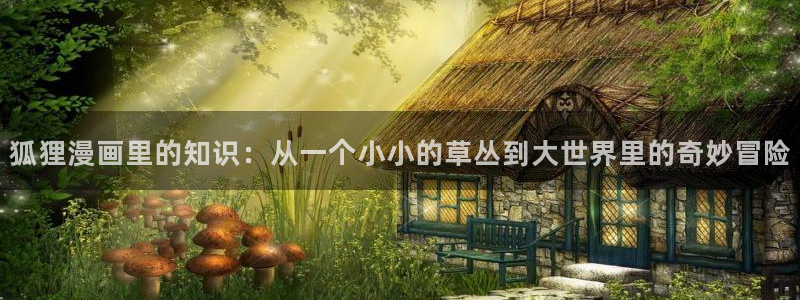 无删减无修51漫画在线观看：狐狸漫画里的知识：从一个小小的草丛到大世界里的奇妙冒险